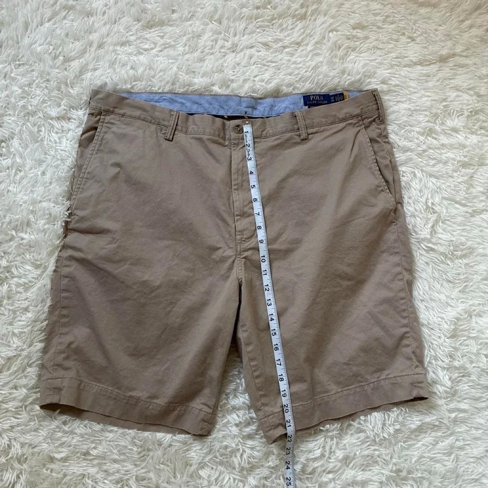 Polo Ralph Lauren Stretch Classic Fit The Polo Chino Shorts 100% Cotton Size 42